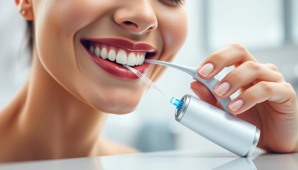 Korišćenje irigatora za zube