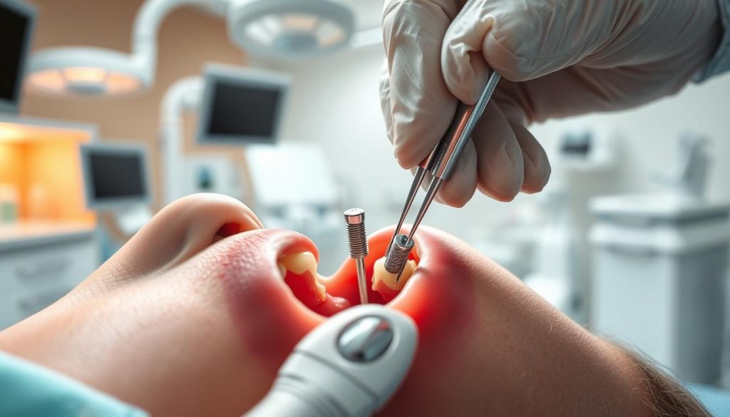 Proces postavljanja mini implanta Proces postavljanja mini implanta